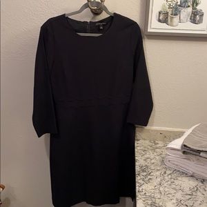 Banana Republic Mid sleeve black dress